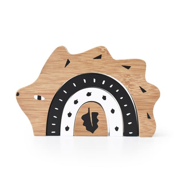 slide 2 of 5, Wee Gallery Bamboo Nesting Hedgehog