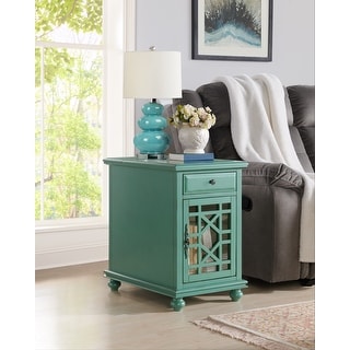 Dudley chairside table with power sales