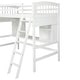preview thumbnail 11 of 34, Twin Loft Bed with Shelves, Desk, and Ladder - Perfect for Multi-Use Spaces