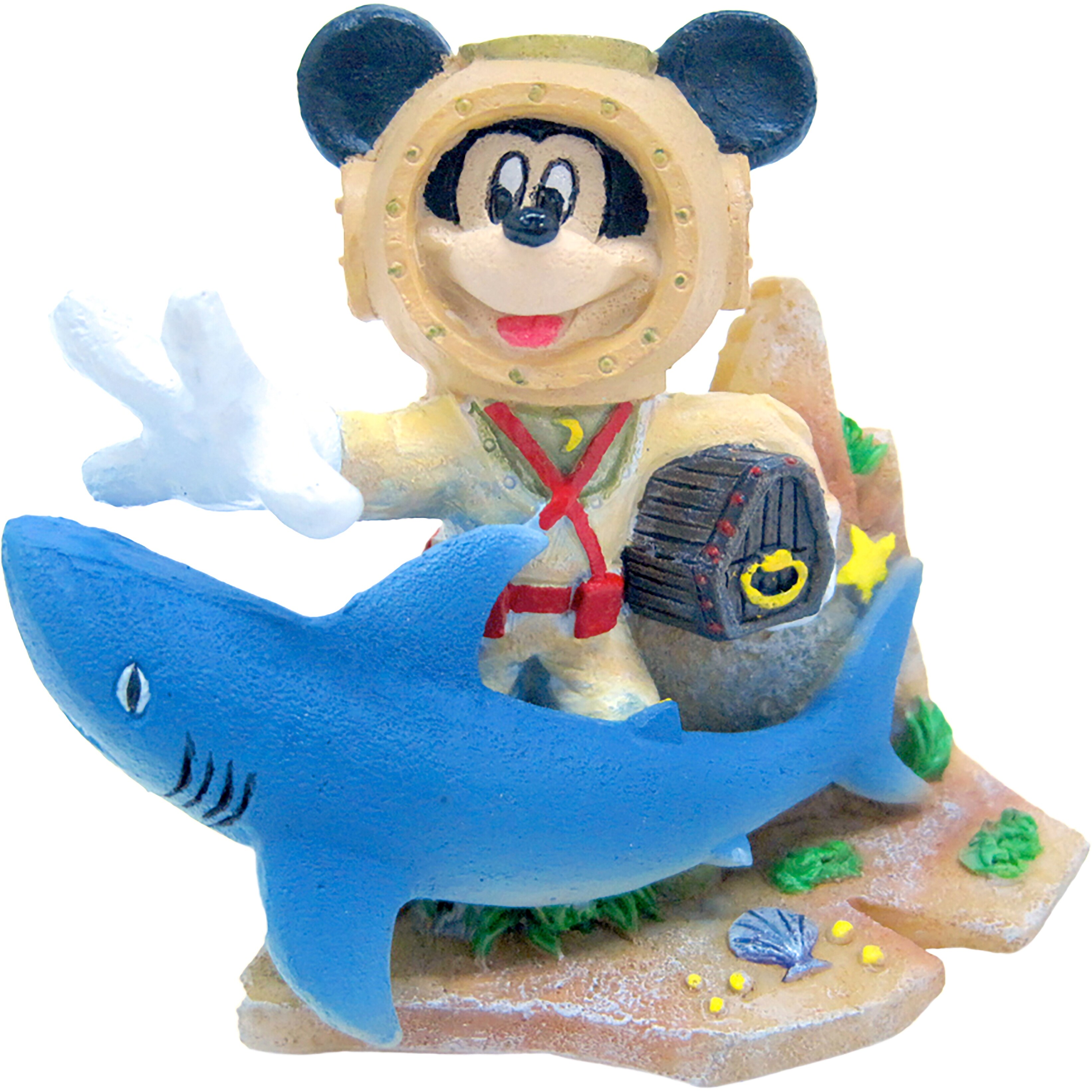 Shop Disney Mickey Mouse Aquarium Ornament Mickey With Treasure