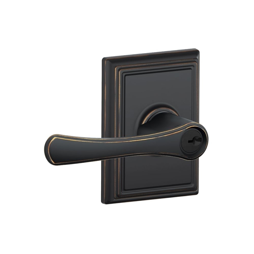 Shop Schlage F51 Vla Add Avila Single Cylinder Keyed Entry Door