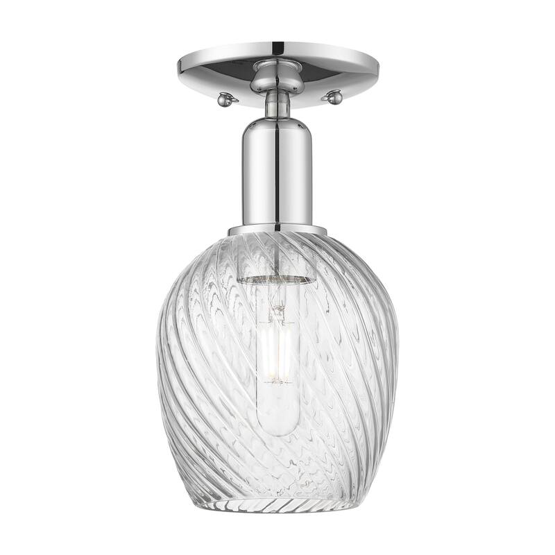 Innovations Lighting Endless Possibilities Arcadia - Salina - 1 Light 6" Semi-Flush Mount - Polished Chrome