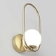 preview thumbnail 7 of 7, Artika Bloom Integrated LED Wall Sconce Light Gold