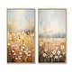 preview thumbnail 2 of 4, Designart "Meadow Of Dreams" Meadow Framed Art Set Of 2 - Traditional Wall Art Set beige Wall Decor 2 Pieces