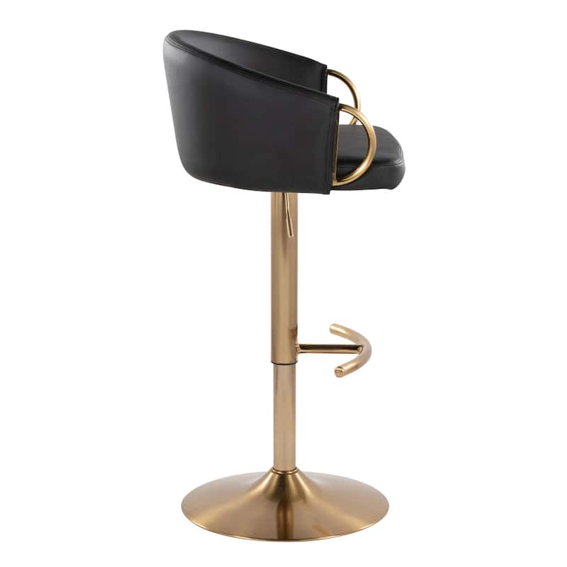 Silver Orchid Battista Adjustable Bar Stool (Set of 2)