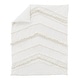 preview thumbnail 3 of 4, Sweet Jojo Designs Boho Chic Boy Girl 3pc Mini Crib Bedding Set Solid Beige Gender Neutral Bohemian Modern Tassel Fringe Cotton