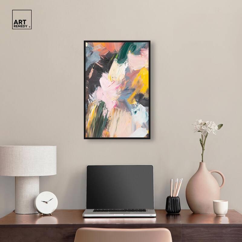 Chromatic Surge II Canvas by Art Remedy