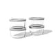 preview thumbnail 29 of 32, Glass Food Storage Containers Set - Round, 1-Cup (8oz) BPA-Free, Microwave & Oven Safe, Airtight Lids 8 Piece Set (4 Containers + 4 Lids) - Grey