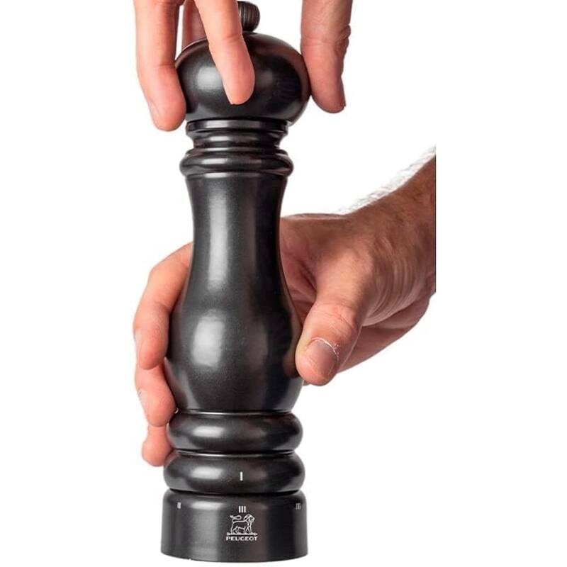 PEUGEOT 41939 Paris Salt Mill, Beechwood, Satin black-22 cm