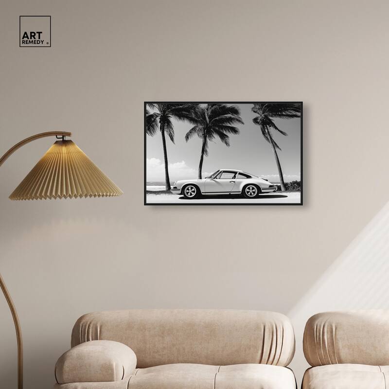 Analog Vintage Car Canvas by Art Remedy