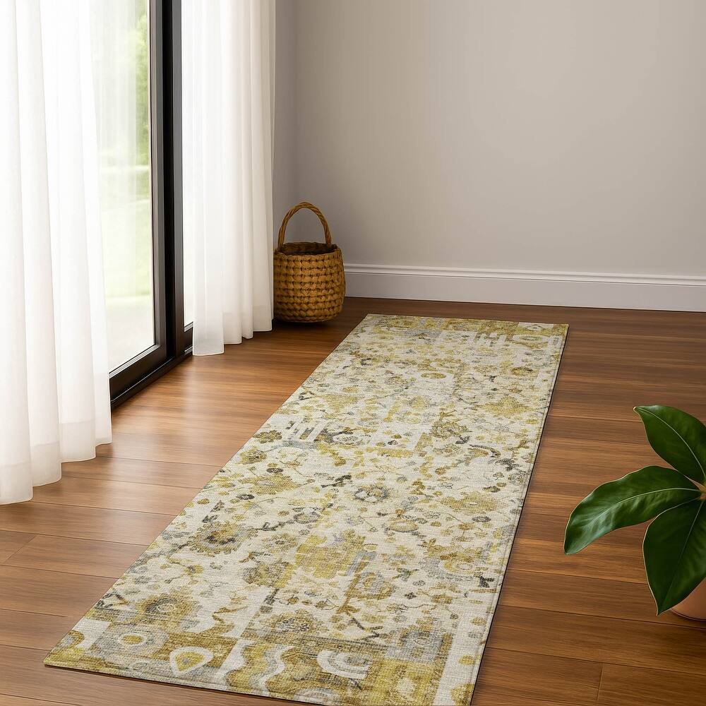 Premium Washable Super Soft Traditional Global Mayfield Rug