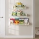 preview thumbnail 1 of 6, Wallniture Madrid Multisize Kids Bookcases for Wall Décor, 36-30-24", White, Set of 3