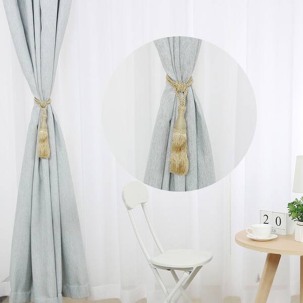 Shop 4pcs Curtain Tieback Holdback Window Decorative Rope Curtain