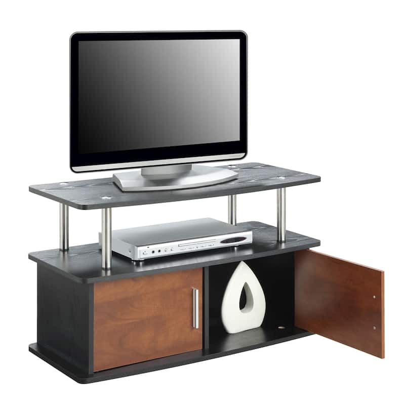 Convenience Concepts Designs2Go Deluxe 40 inch TV Stand with Storage Cabinets and Shelves