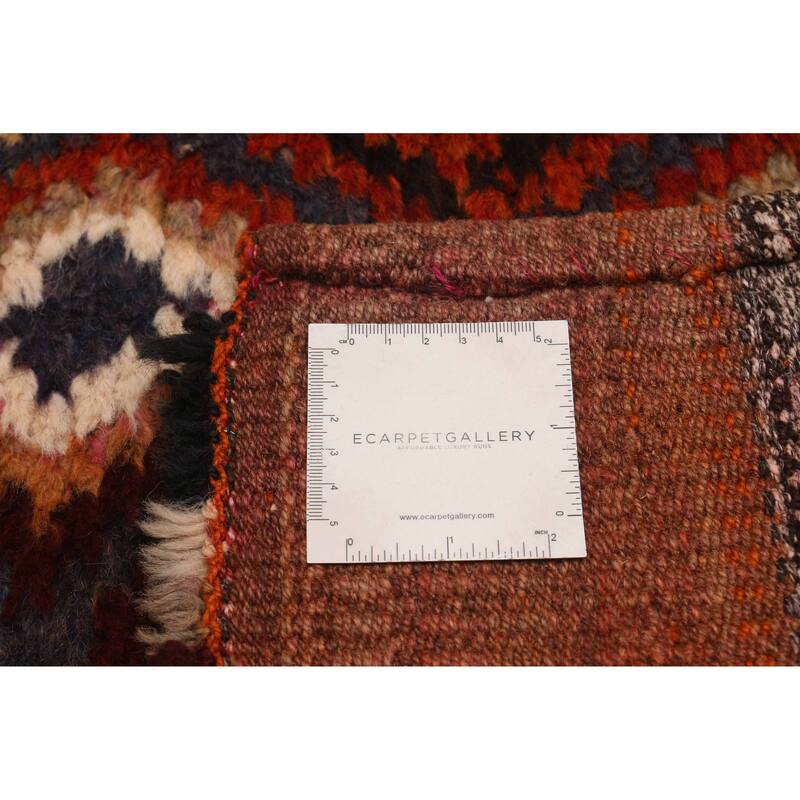 ECARPETGALLERY Hand-knotted Afghan Shiravan Red Wool Rug - 2'4 x 13'0