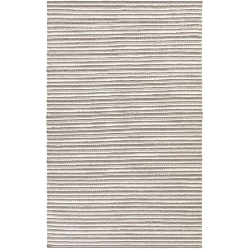 Hand-Woven Lothian Stripe Reversible Wool Area Rug