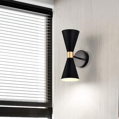 Smithy 7 Inch Matte Black Adjustable Arm Wall Sconces (Color Optional) - N/A