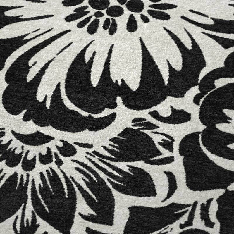 Premium Machine Washable Modern Floral Sherpa Throw Blanket