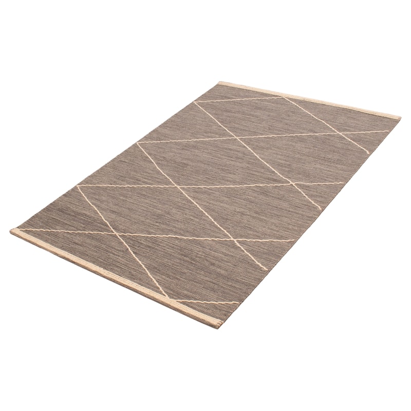 Marrakech Grey Kilim 5'1" x 7'5" - 5'1 x 7'5
