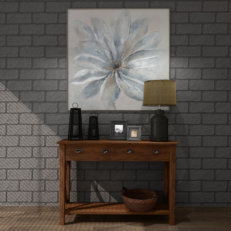 Radiant Blossom Large Framed Hand Painted on Canvas