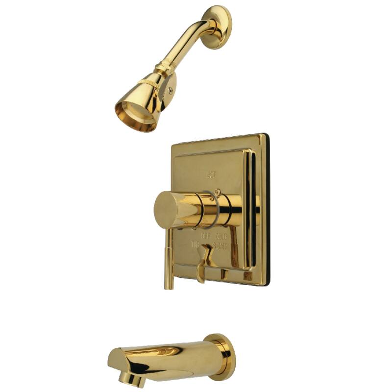 Kingston Brass Concord Single-Handle Tub and Shower Faucet - Polished Brass