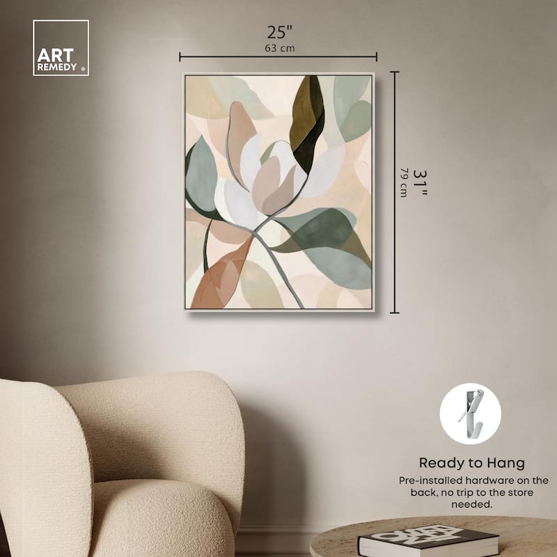 Leaf Prints II Canvas by Art Remedy