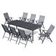 Option 92.9in-Black-Table&Grey-Chair