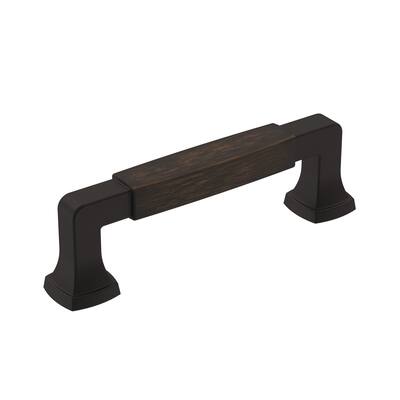 Stature 3-3/4 in (96 mm) Center-to-Center Oil Rubbed Bronze Cabinet Pull - 3.75