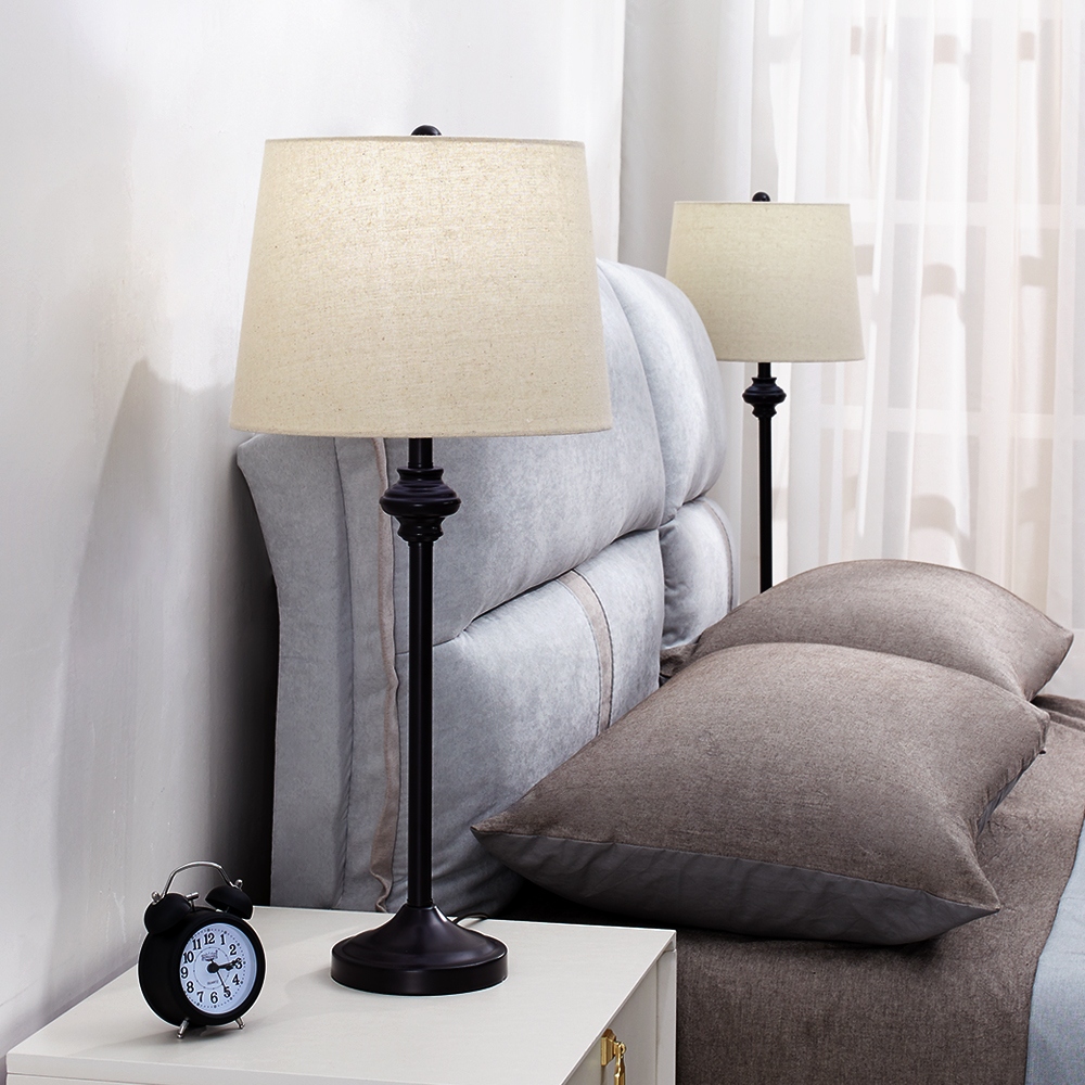 Buffet table shop lamps
