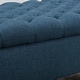 preview thumbnail 42 of 49, Christopher Knight Home - Keiko Contemporary Rolled Arm Fabric Storage Ottoman Bench