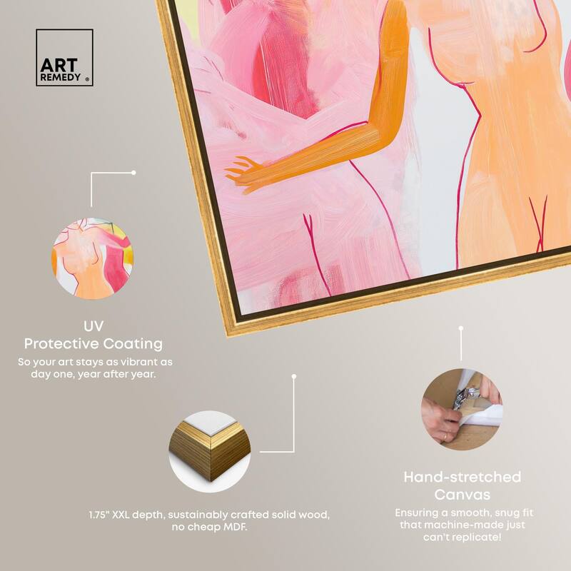 Three Graces Canvas by Art Remedy