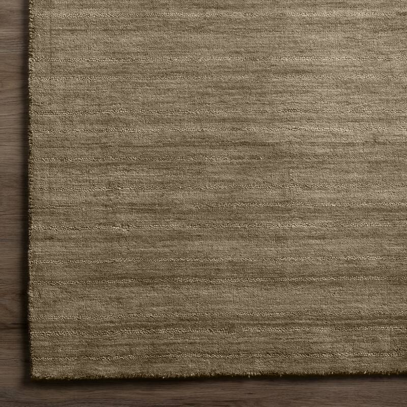 Addison Cooper Multi Shade Solid Wool Area Rug