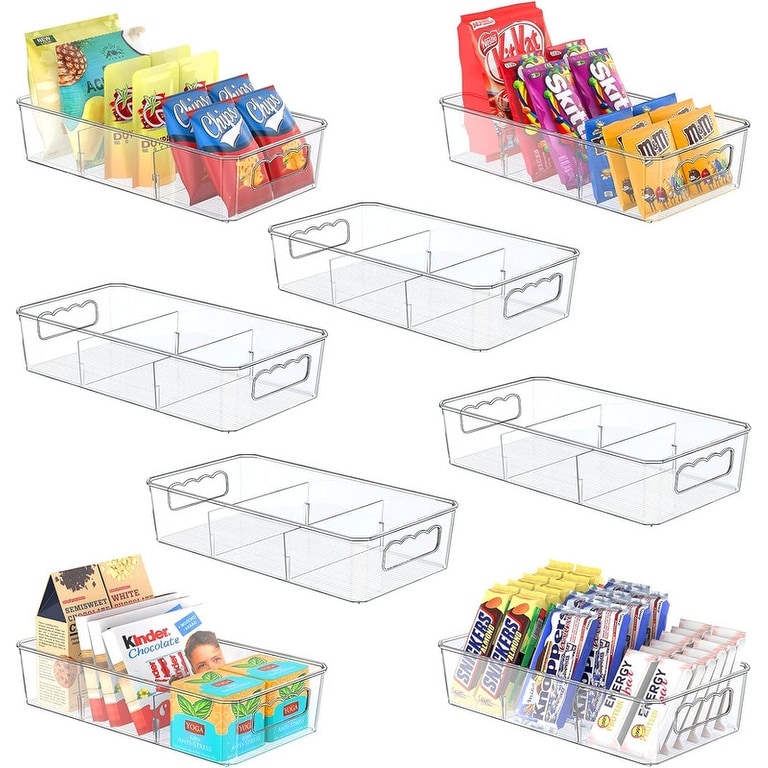 Clear Plastic Food Storage Organizer Bins - On Sale - Bed Bath & Beyond -  39120538