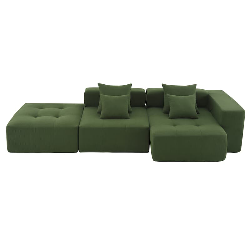 105.5''L Shaped Modular Sectional Sofa