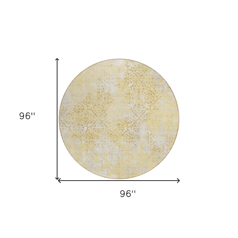 HomeRoots Floral Transitional Rectangle Outdoor Rug