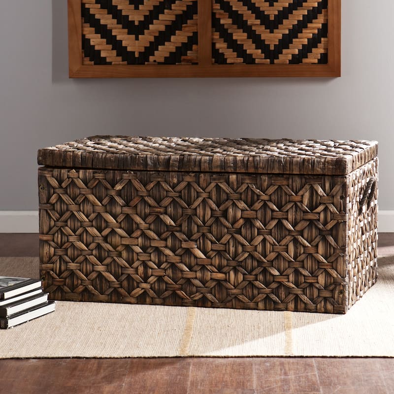 SEI Furniture Terraza Wicker Storage Trunk