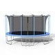 preview thumbnail 4 of 3, 16FT Round Trampoline with Safety Enclosure Net