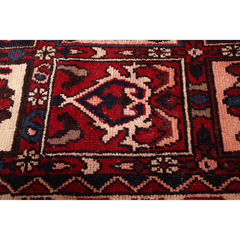 ECARPETGALLERY Hand-knotted Kayseri Vintage Red Wool Rug - 3'7 x 6'9