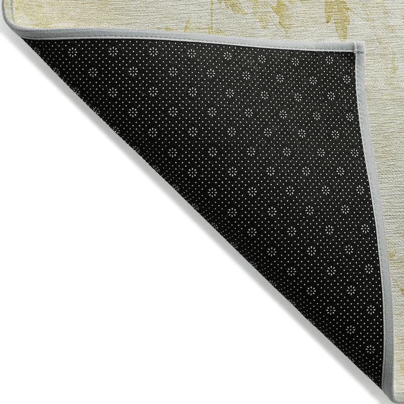 HomeRoots Floral Transitional Rectangle Outdoor Rug