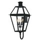 preview thumbnail 1 of 5, Rue De Royal 4-Light Earth Black Outdoor Wall Lantern