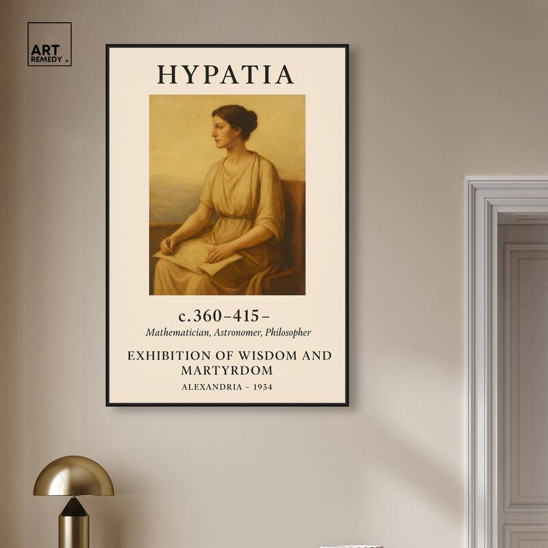 Early Female Scientist Canvas by Art Remedy