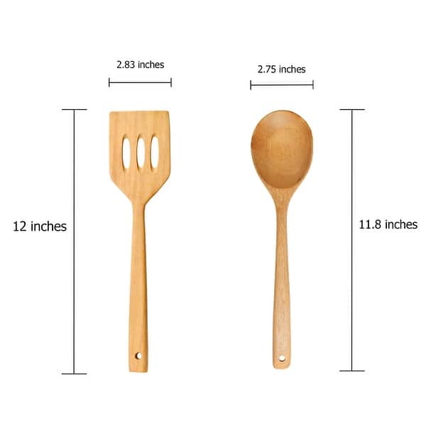 Small Spatula 8 Inch / Wooden Cooking Kitchen Spatula / Cooking