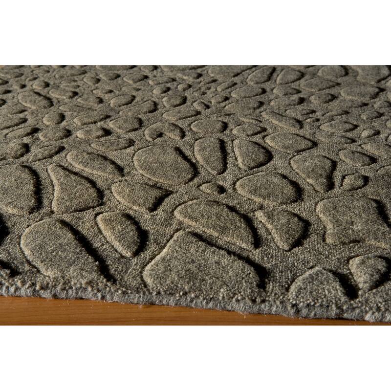 Momeni Gramercy Hand Loomed Wool Contemporary Solid Area Rug
