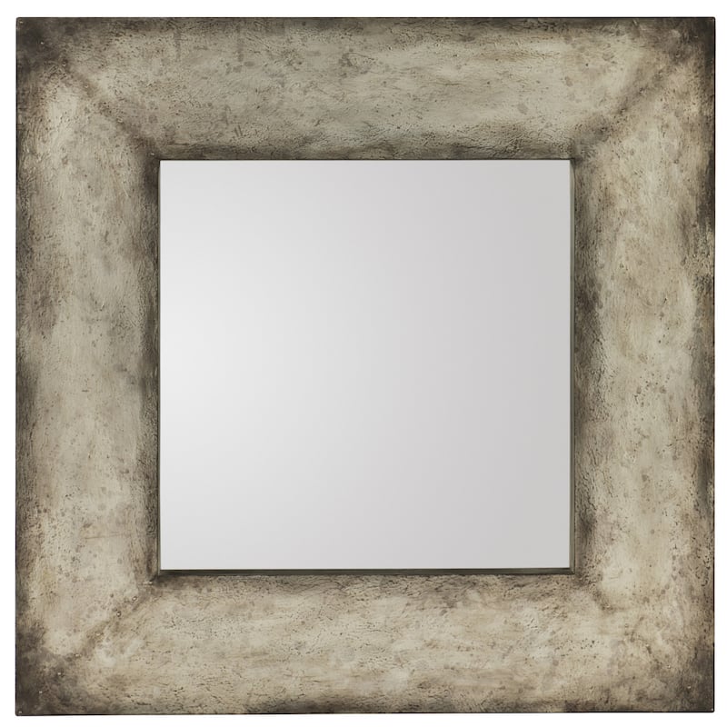 Hooker Furniture Ciao Bella 42" x 42" Square Farmhouse Accent Mirror - Time Worn Gray