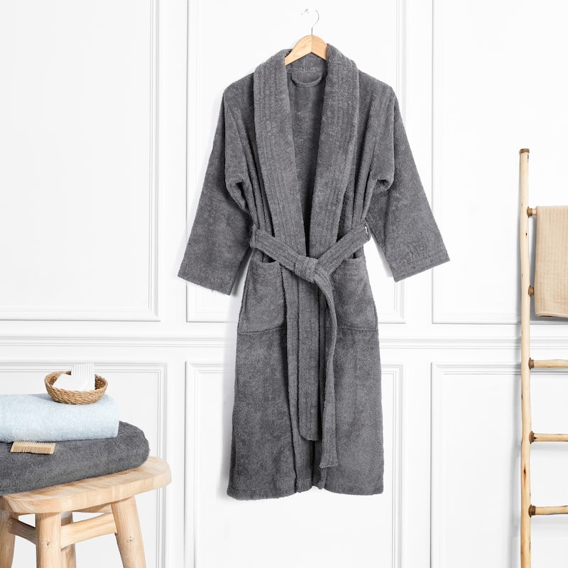 American Soft Linen Women's 100% Cotton Terry Bathrobe - Soft, Absorbent, Quick Dry Turkish Robes for Women
