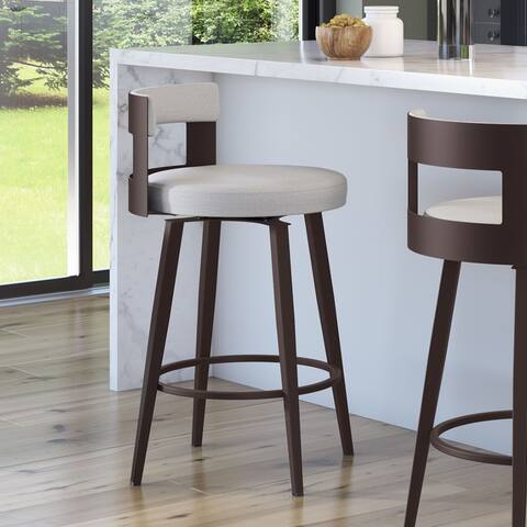 Amisco Paramont Swivel Counter and Bar Stool - N/A