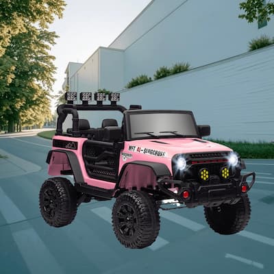 Battery-Powered Ride-On Car Truck for Kids with Parental Remote Control, Smooth Suspension, and Entertainment Features