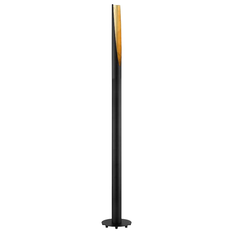 Strick & Bolton Marx Matte Black/ Gold LED Floor Lamp - Matte Black