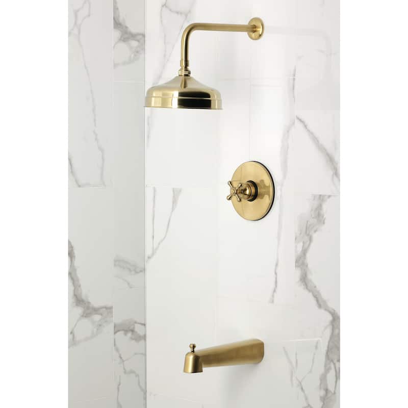 Kingston Brass KB633BX Metropolitan Tub and Shower Trim Package with