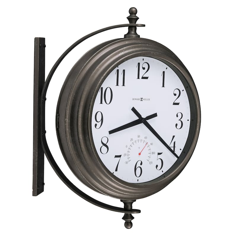 Howard Miller Ivy Indoor/Outdoor Wall Clock - 16.5-inches Wide